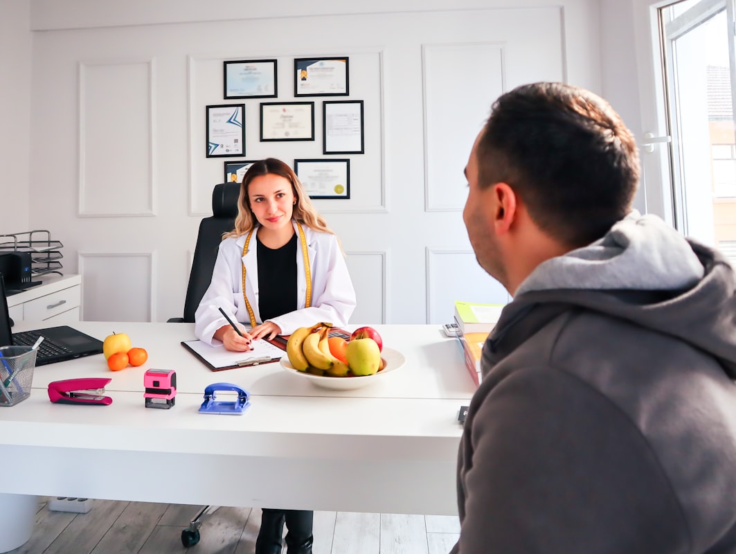 Consulta nutricional e bem-estar